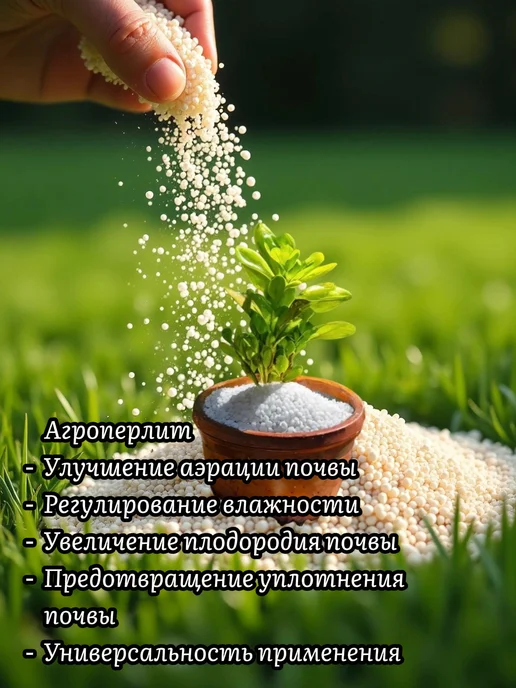 Садовый Труженик Агроперлит для растений перлит для рассады цветов, 5 л, фото 2