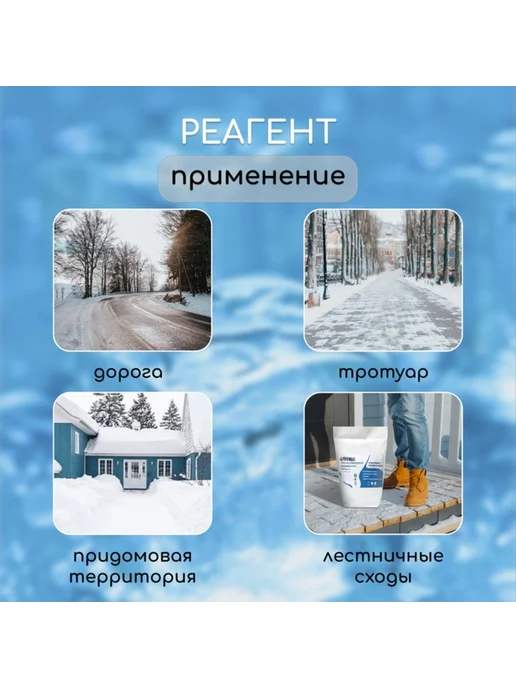 Нимай Нитай Противогололедный реагент соль техническая до -15град.C, вариант, фото 3