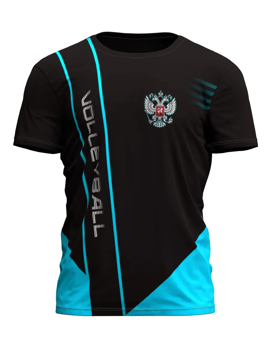 Футболка мужская 3D Волейбол volleyball