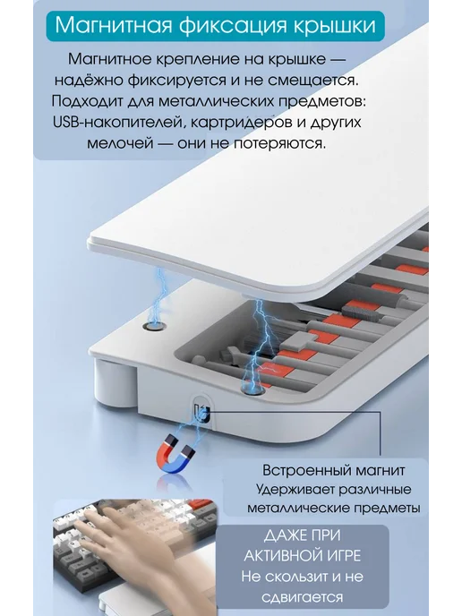 CyberLine Подставка для запястья под клавиатуру QS-22, белый, фото 3
