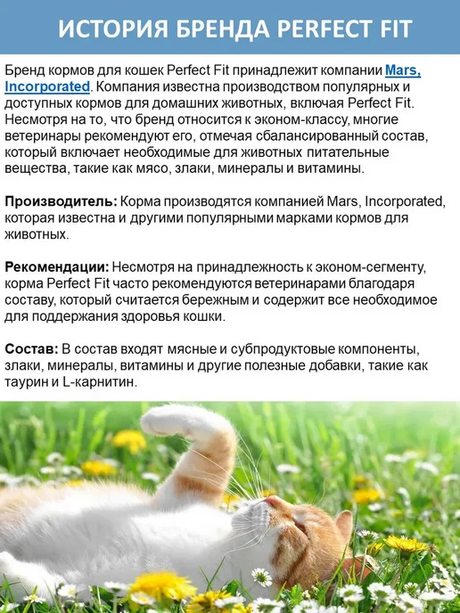 Сухой корм PERFECT FIT Кошек Живущих для собак, говядина, 0,65 кг, фото 5
