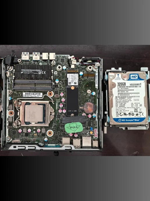 HP Мини-ПК Процессор Core i7-6700T DDR4 8 ГБ, SSD 128 ГБ, 8 ГБ, 128 ГБ, фото 4