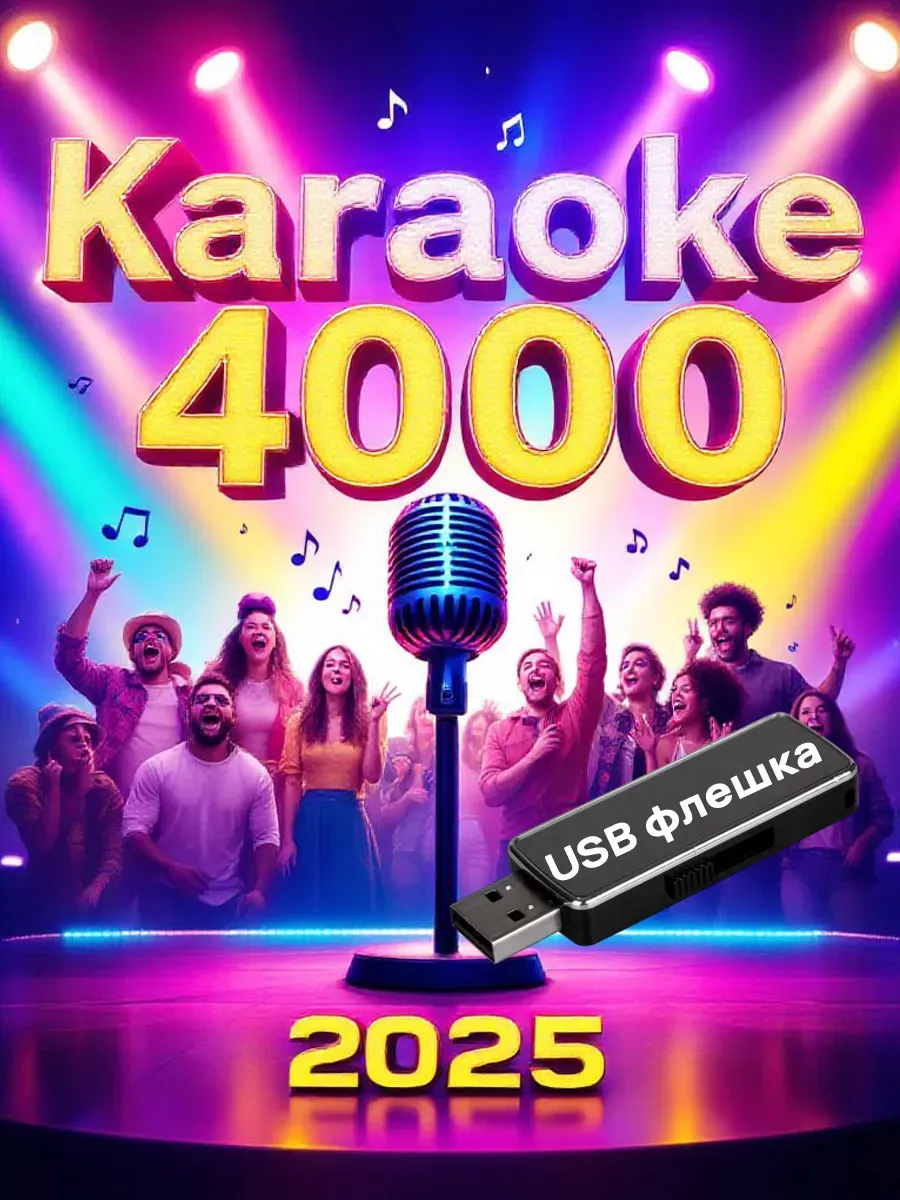 Караоке-коллекция на флешке: 4000 песен на USB флешке