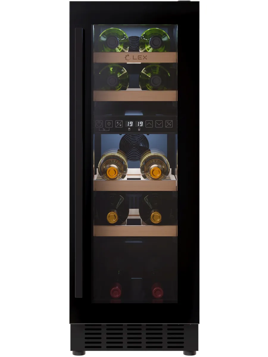 Винный шкаф LWD3017BL dual zone однокамерн. черный (CHAT5000