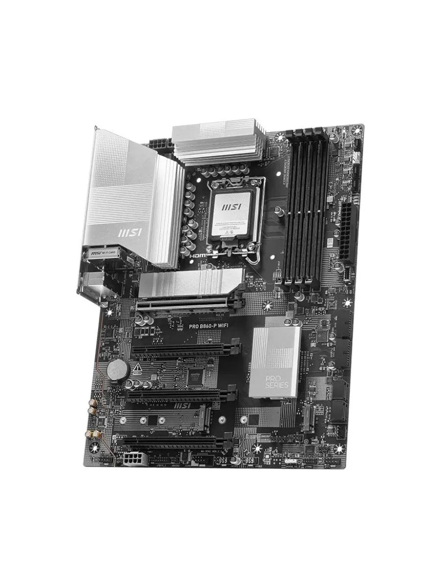 MSI Материнская плата lga 1700 ddr5 PRO B860-P WIFI Soc-1851 Int…
