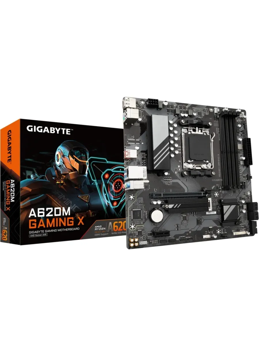 Материнская плата A620M GAMING X SocketAM5 AMD A620 Gigabyte 663937812 купить в интернет‑магазине Wildberries