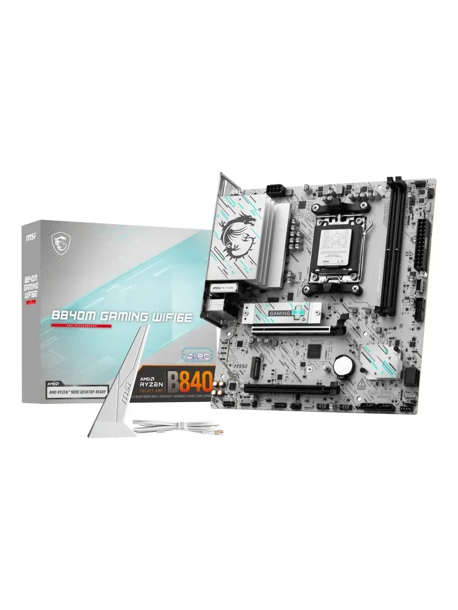 MSI Материнская плата am5 B840M GAMING WIFI6E AMD B840