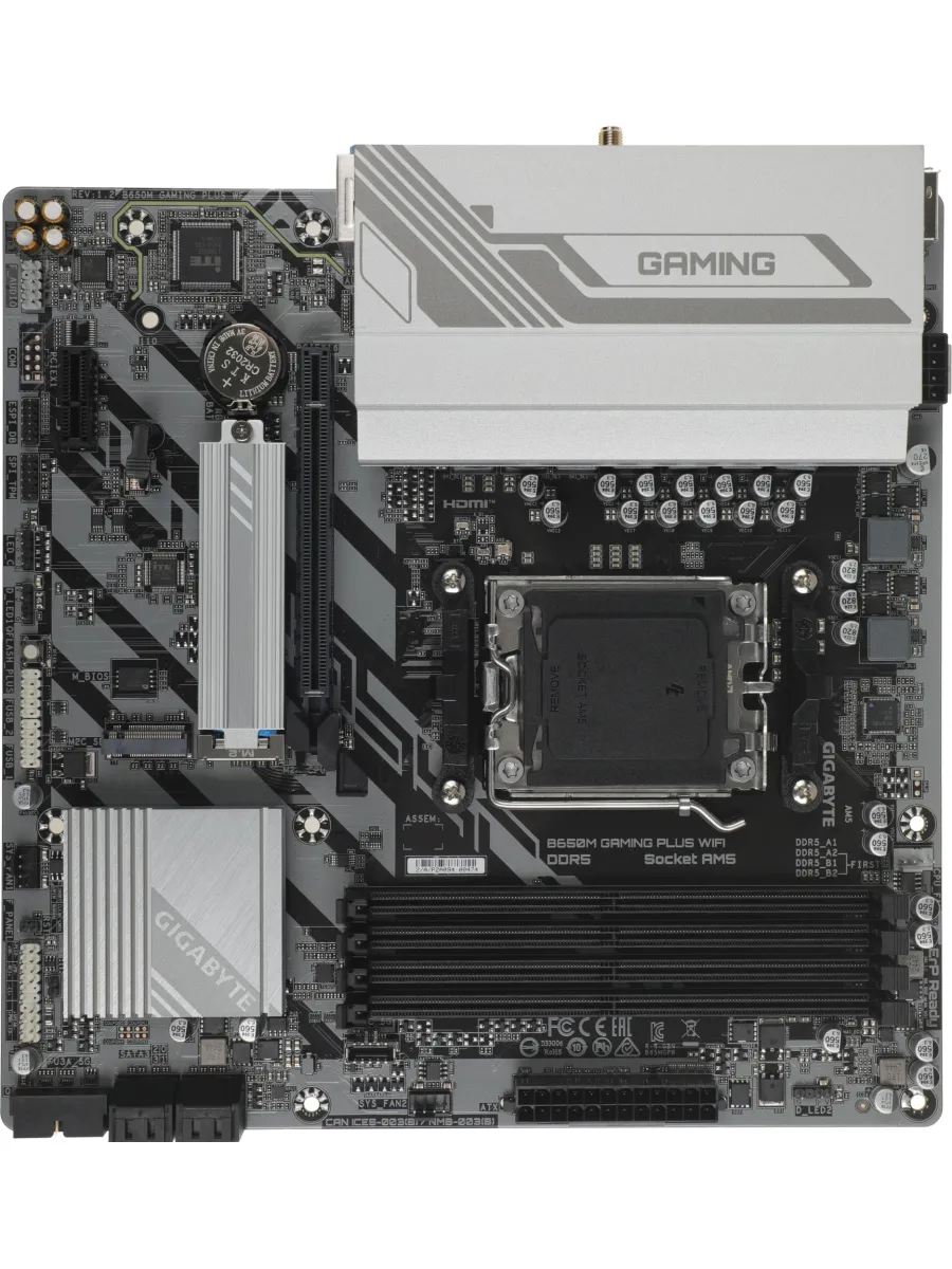 Материнская плата am5 B650M GAMING PLUS WF AMD Gigabyte 664002637 купить в интернет‑магазине Wildberries