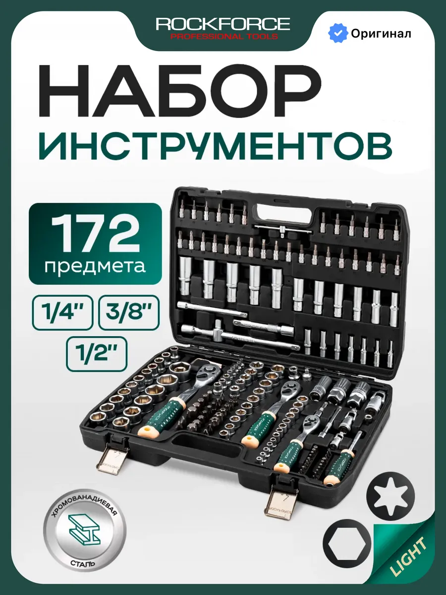 Набор инструментов для автомобиля 172 предмета