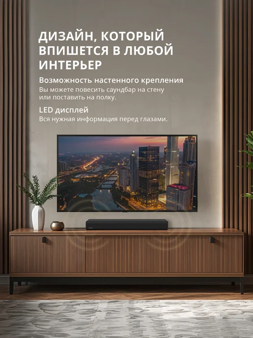 Sven Саундбар для телевизора SB-2065 с Bluetooth, 100 Вт, 100 Вт, фото 7