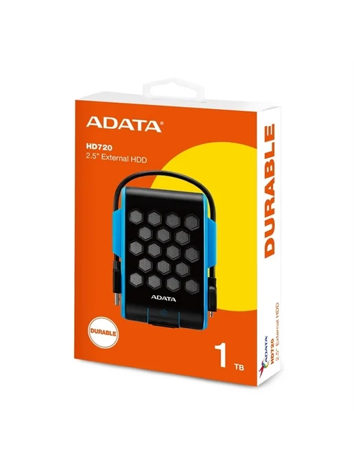 ADATA Внешний HDD 2.5" AHD720-1TU31-CBL, вариант, фото 2