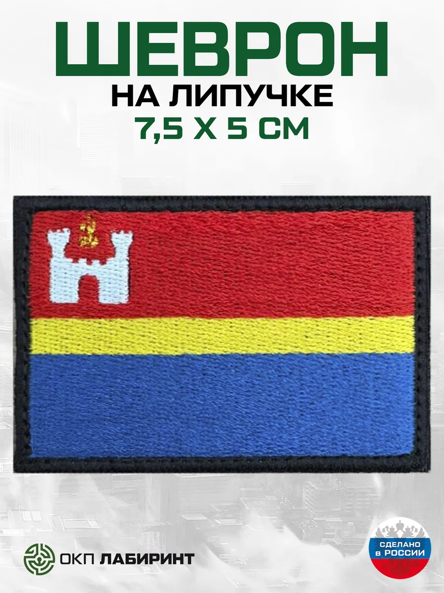 Калининградская область 39 регион шеврон на липучке