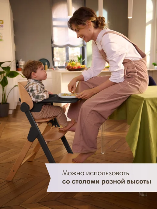 CHICCO Стульчик для кормления растущий Meraviglia Ebony, 0 +, черный, фото 5