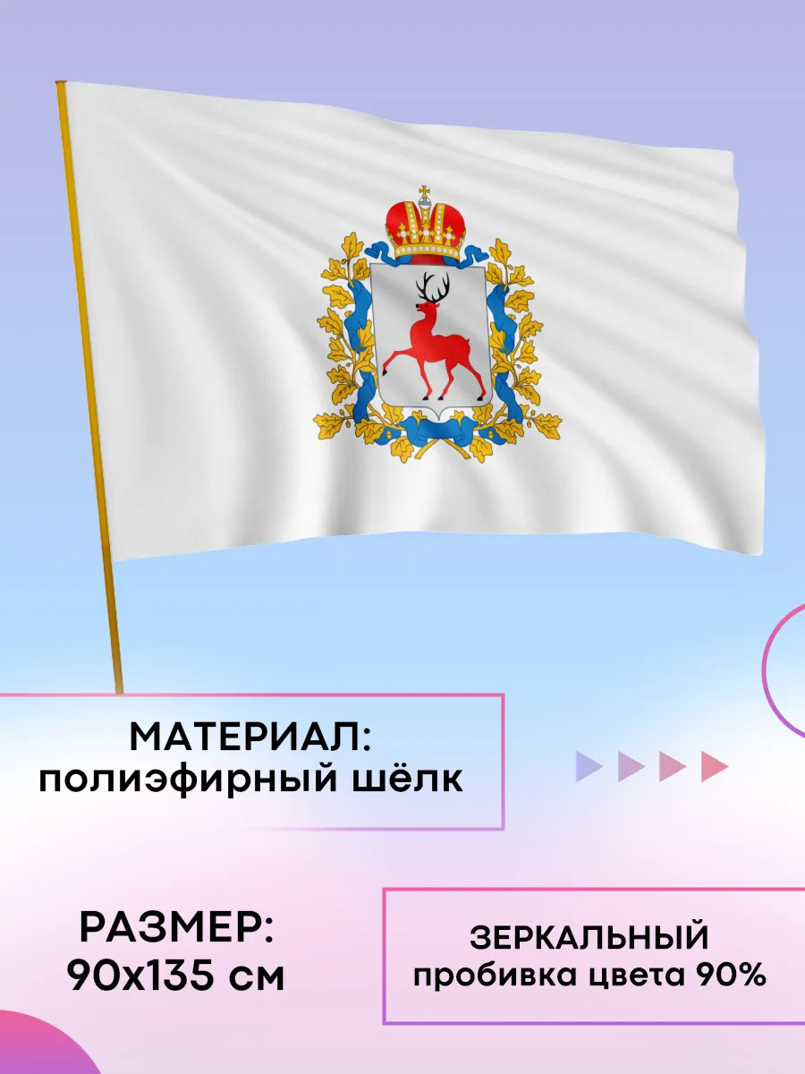 Флаг Нижегородской области