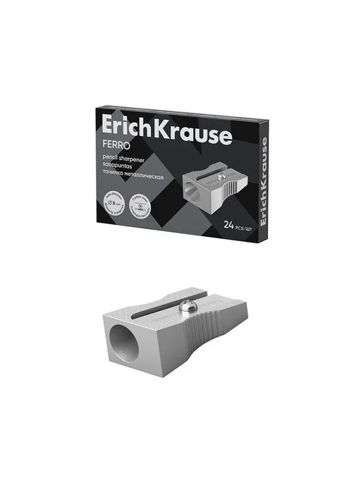 ERICH KRAUSE Точилка 1 отв. Ferro 1 шт, 1 шт