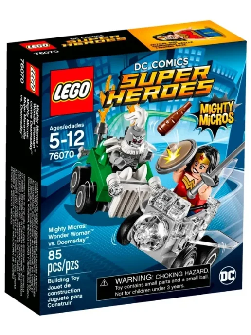 LEGO Конструктор 76070 Судный день против Чудо-женщины, белый