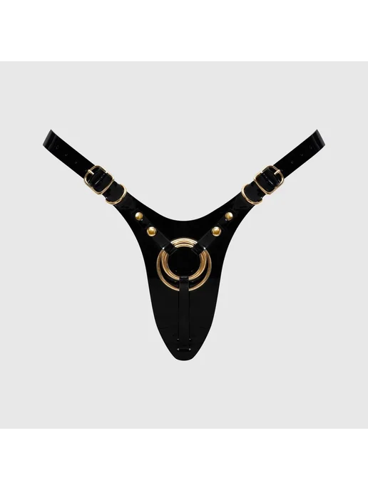 STRAP-ON-ME Пояс для страпона Leatherette Harness Fabulous, красный, фото 2
