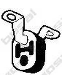BOSAL Резинка глушителя AUDI A4(B5) A6(C5) VW Passat B5 255-