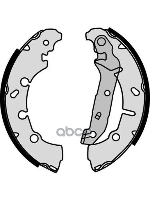 BREMBO Колодки тормозные барабанные S24532 арт. S2453, вариант, фото 2