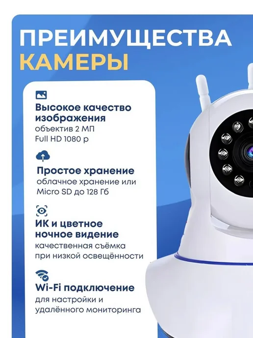 Видеоняня с камерой и монитором радио няня для новорожденны, вариант, фото 3