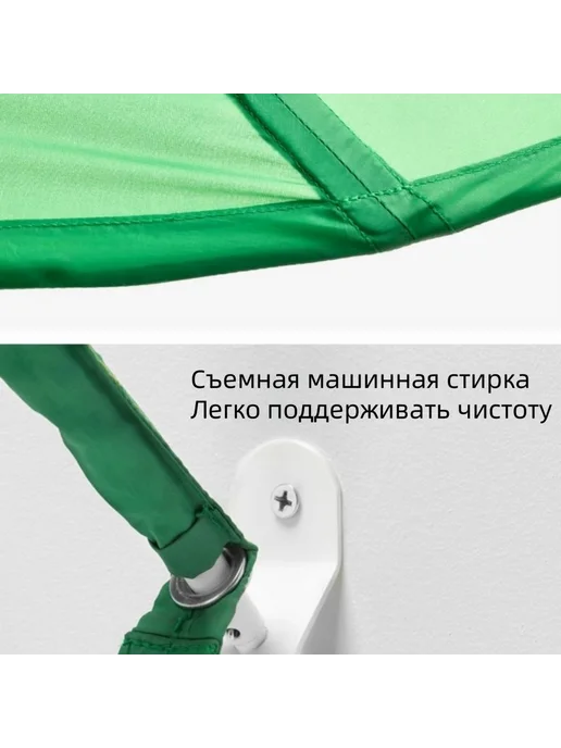 Балдахин на кровать светло-зеленый, зеленый, фото 2
