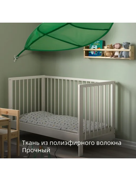 Балдахин на кровать светло-зеленый, зеленый, фото 3