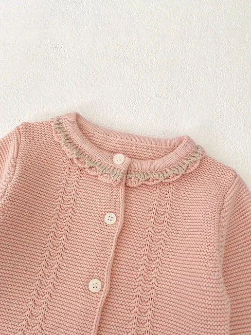 Bafanou Кардиган для новорожденных, розовый, фото 6