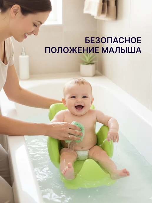 ELF plast Горка для купания детская, зеленый, фото 2