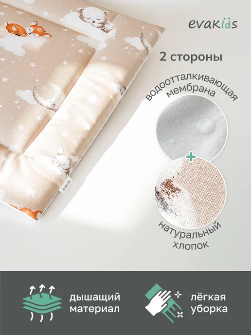 EvaKids Матрас на пеленальный столик, вариант, фото 5