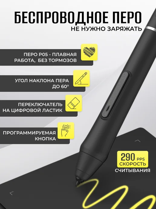 VEIKK Графический планшет для рисования, вариант, фото 3