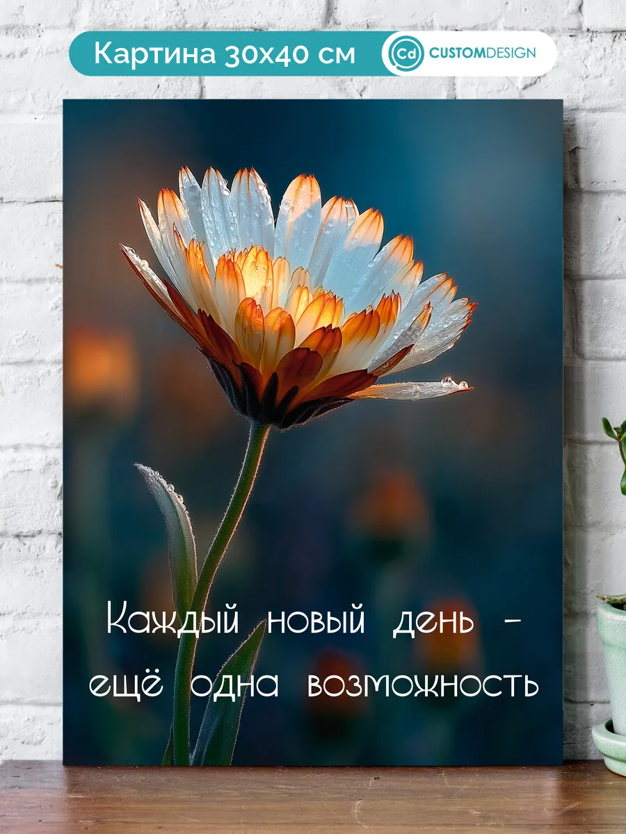 Картина на стену Мотиватор 30х40 см