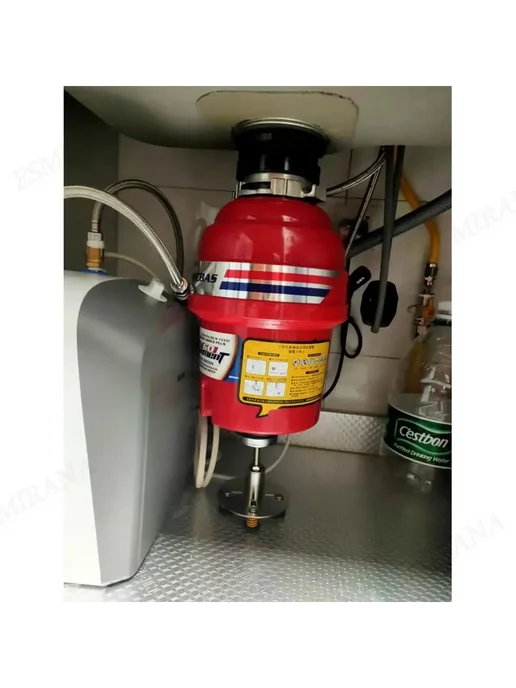 Измельчитель бытовых отходов (19-29cm) Серебристый, серебристый, фото 2