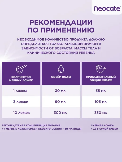 nutricia Неокейт Джуниор Neocate Junior сухая смесь банка 400 г 1 шт, 400 г, 1 шт, фото 5