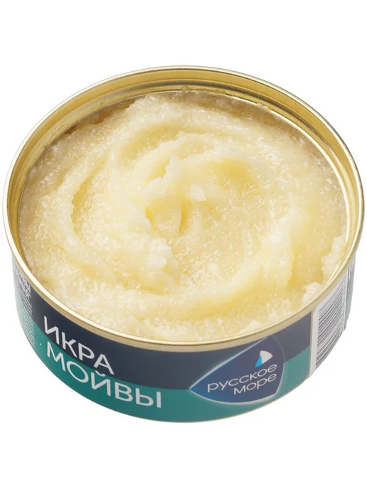 Икра мойвы Люкс оригинальная деликатесная Русское море 100г, 100 г, фото 3