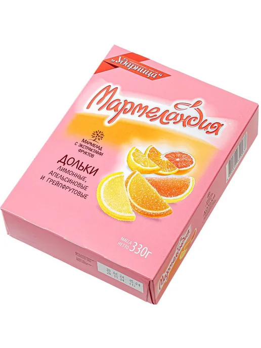 Мармелад дольки ассорти Мармеландия 330г, 330 г, фото 2