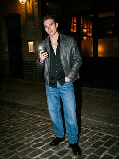 Джинсы BAGGY FIT хлопковые с эффектом стирки