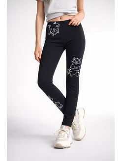 Леггинсы детские с принтом