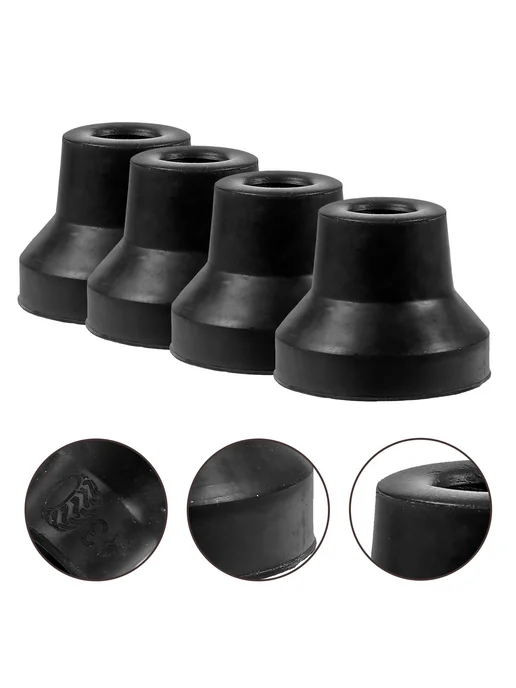 Наконечники для трости 3 5X3 5X3 0см (4 шт) Чёрный, 5x3, 4 шт, фото 3