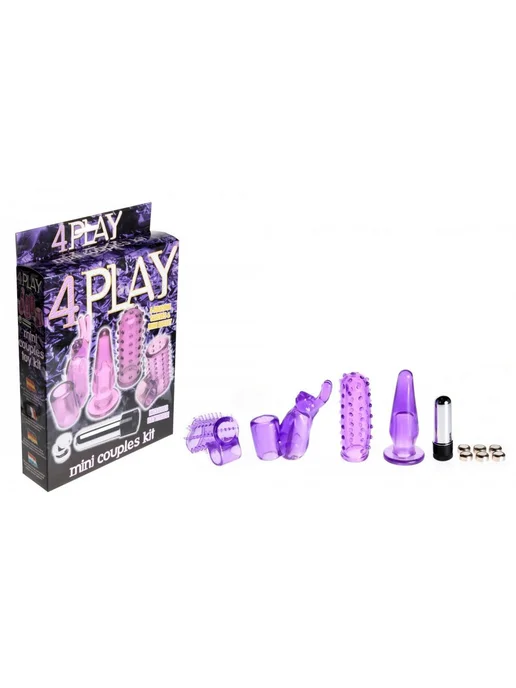 Seven Creations Мини-набор с насадками 4 PLAY, фиолетовый, фото 2