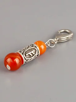 Revolu Брелок "Руна Феху" с сердоликом БРК-933