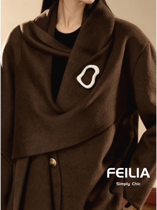 FEILIA броши белый цвета, белый, фото 2