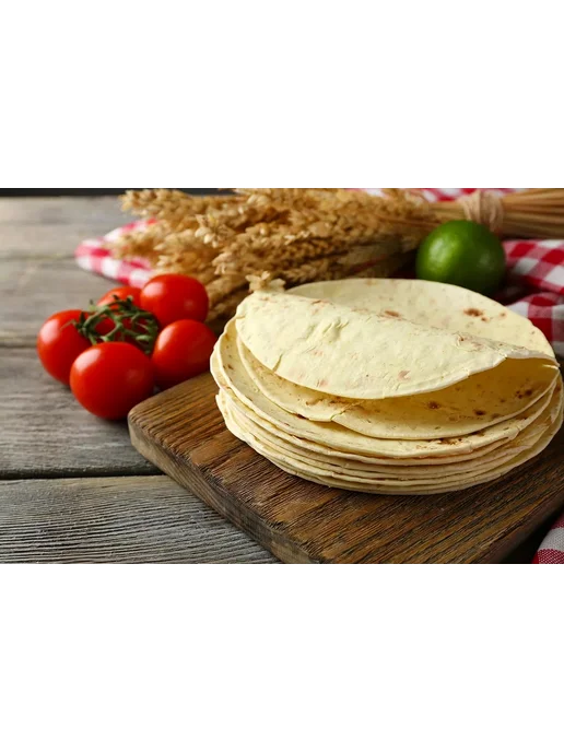 Лепешка мексиканская со вкусом сыра 4шт. размер 25см 276г, 4 шт, 276 г, фото 4