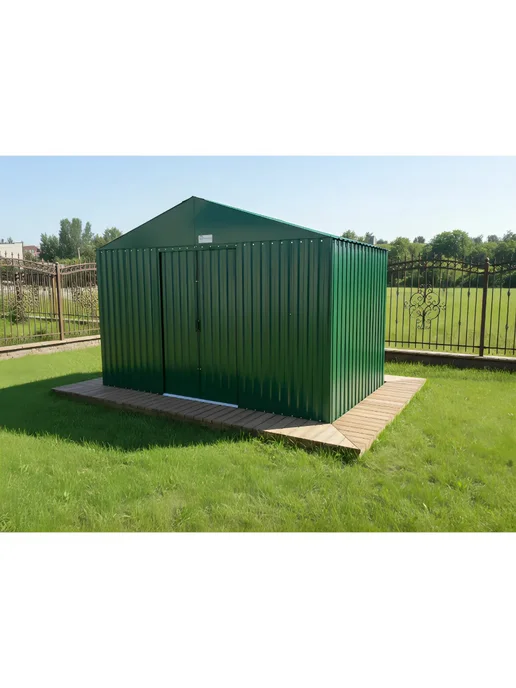 ПОДСОБНИК Хозблок СИМ 3х1,5 RAL 6005 Зеленый мох, 3x1.5