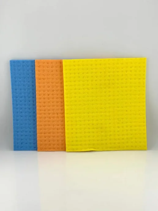 Ариш Губчатые салфетки для уборки 3 шт 17,5×15,5 см впитывающие, 17.5x15.5 см, 3 шт, фото 7