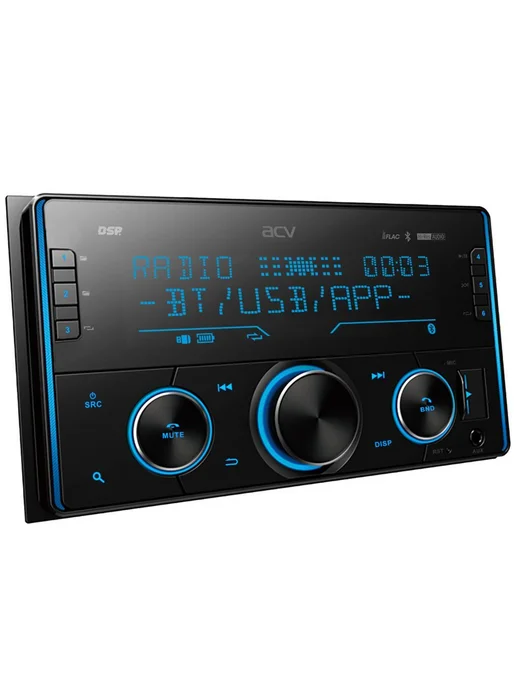 ACV Магнитола процессорная ADX-211BM 2din, DSP, B,USB,3RCA, вариант