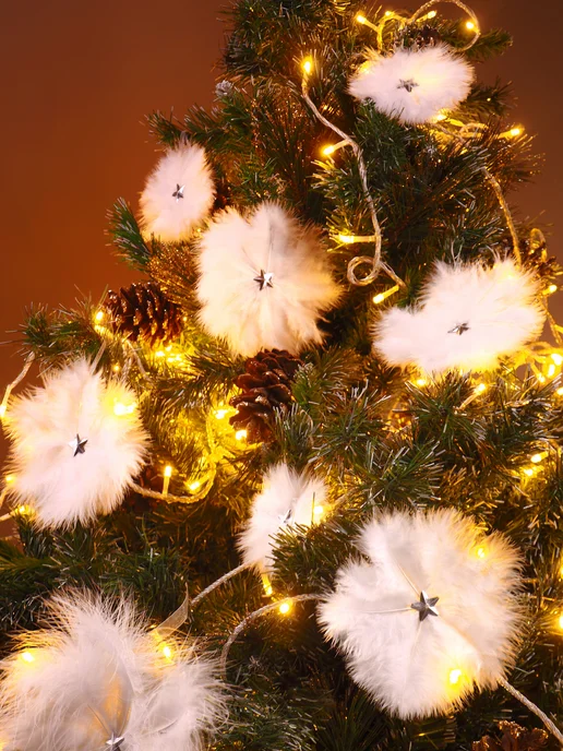 Party vibes Снежинка на елку набор 12 шт, 12 шт, фото 2
