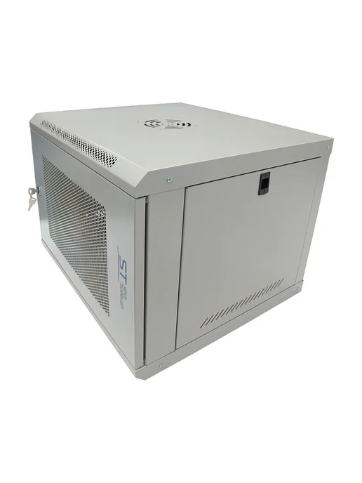 Шкаф телекоммуникационный ST-NCP9U600 (серый) с полкой, серый