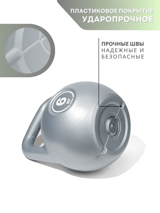 HARD FIT Гиря 16 кг, 6 кг, фото 4