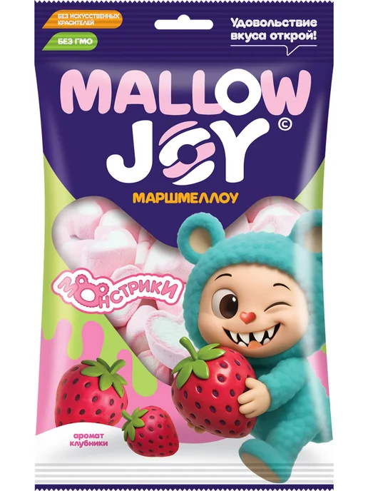 Конфитрейд Маршмеллоу Монстрики во флоупаке со вкусом клубники, 100г, 100 г