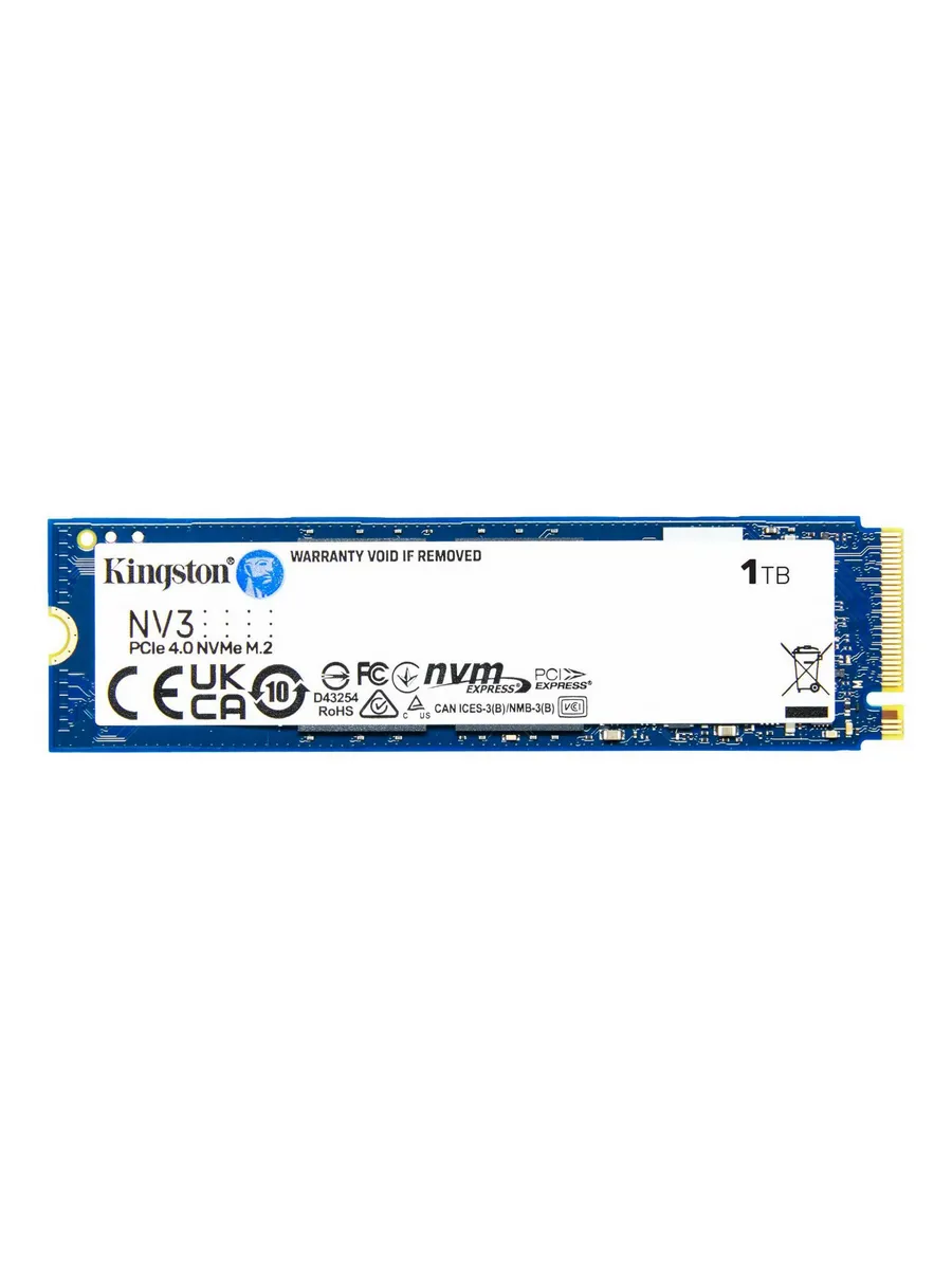 Твердотельный накопитель 1000GB SSD SNV3S 1000GBK Kingston 670681628 купить за 18 933 ₽ в интернет‑магазине Wildberries